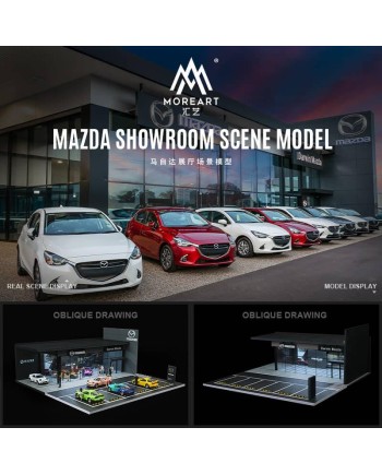 (預訂 Pre-order) MoreArt 1:64 MAZDA SHOWROOM SCENE MODEL MO936010