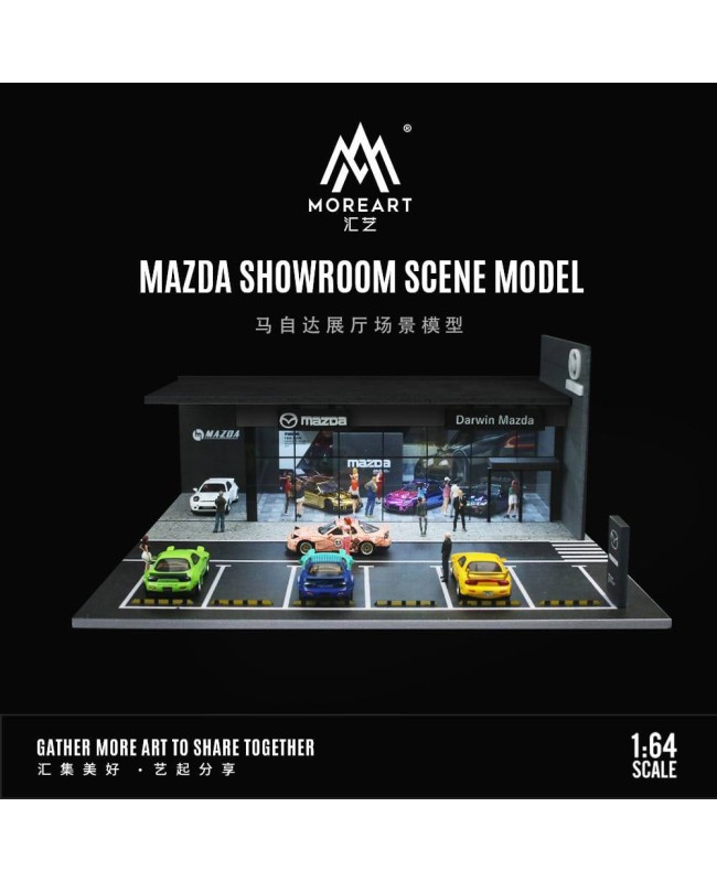 (預訂 Pre-order) MoreArt 1:64 MAZDA SHOWROOM SCENE MODEL MO936010