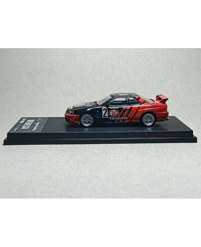 (預訂 Pre-order) MC MC640010C 1/64 MC SKYLINE R34 25GT TURBO (Diecast car model) STP 紅/黑