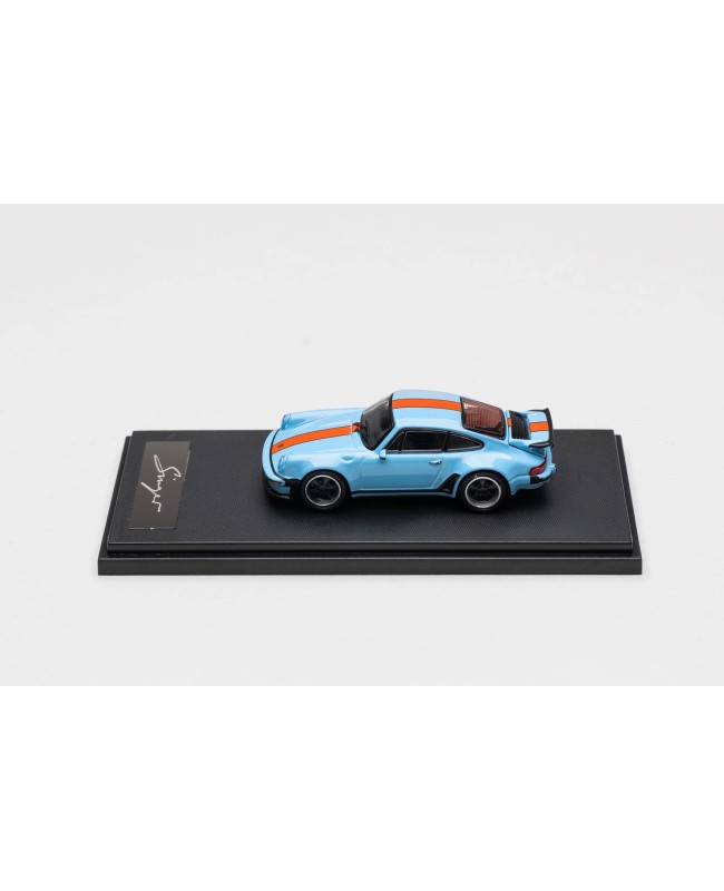 (預訂 Pre-order) Aircooled 1/64 Singer Turbo Study 930 Gulf BLUE (Diecast car model) 限量399台