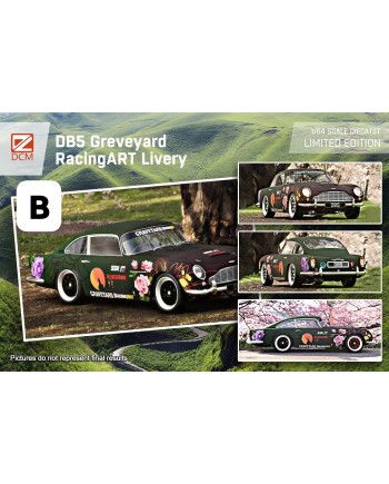 (預訂 Pre-order) DCM 1/64 DB5 (Diecast car model) 限量500台 Graveyard Racing ART