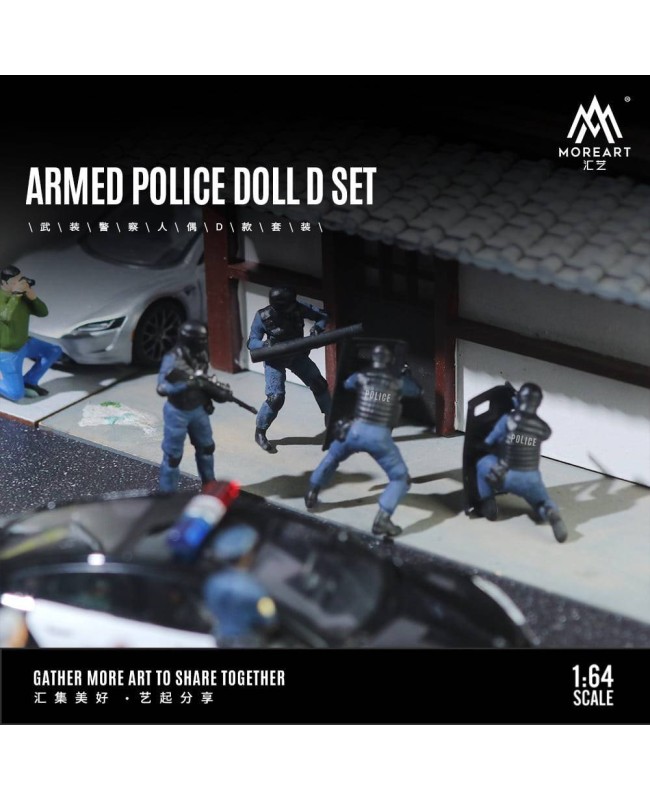 (預訂 Pre-order) MoreArt 1/64 ARMED POLIGE DOLL D SET MO223023