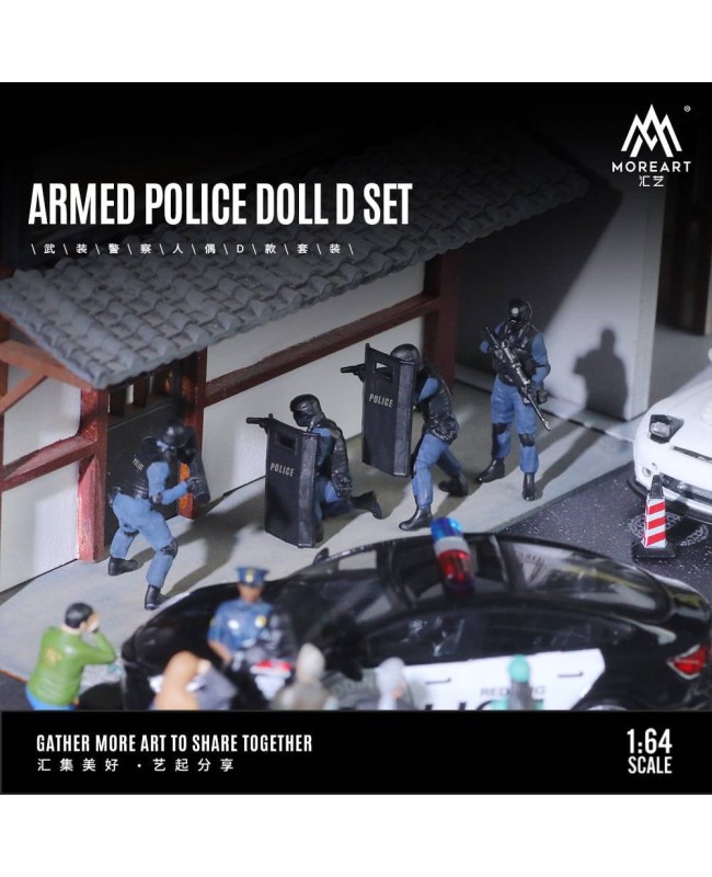 (預訂 Pre-order) MoreArt 1/64 ARMED POLIGE DOLL D SET MO223023