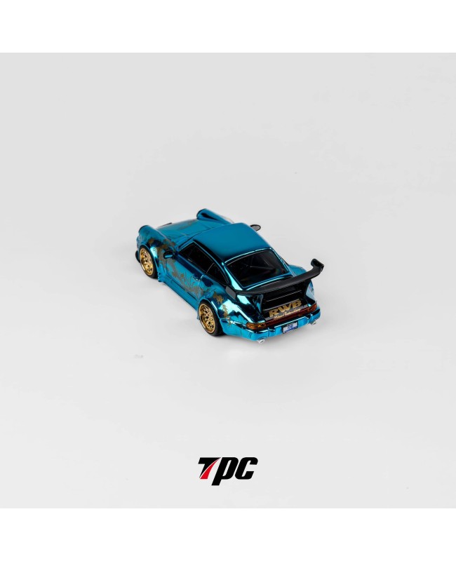 (預訂 Pre-order) TPC 1/64 RWB 964 Chrome blue (Diecast car model) 限量300台