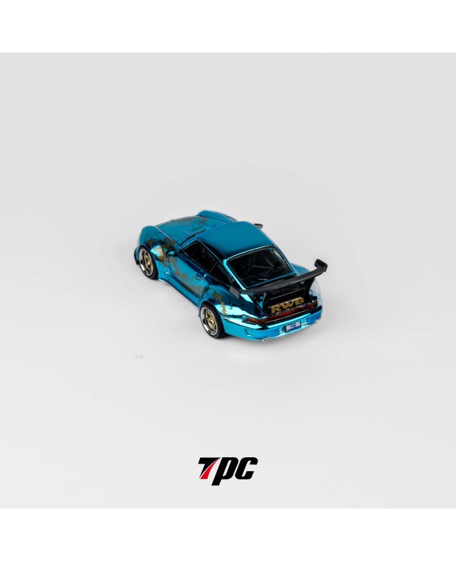 (預訂 Pre-order) TPC 1/64 RWB 993 Chrome blue (Diecast car model) 限量300台