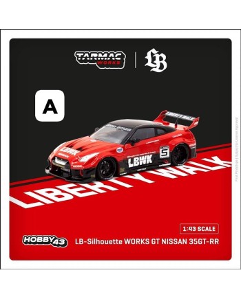 (預訂 Pre-order) Tarmac Works 1/43 T43-022-SIL - LB-Silhouette Works GT Nissan 35GT-RR Silhouette (Diecast car model)