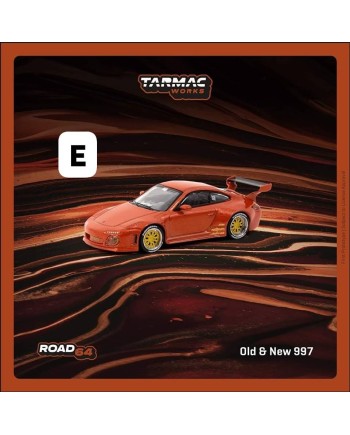 (預訂 Pre-order) Tarmac Works 1/64 T64R-TL053-REM - Old & New 997 Red Metallic (Diecast car model)