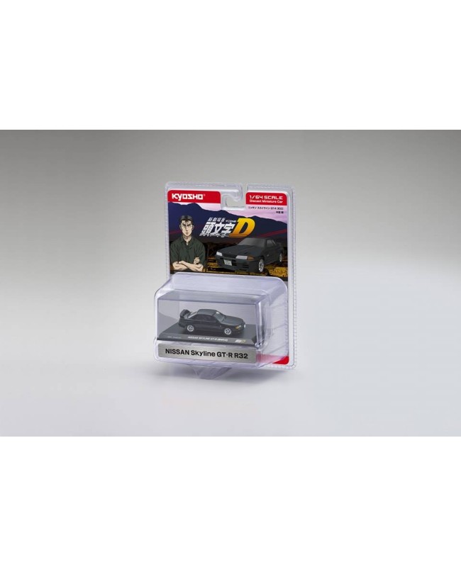 (預訂 Pre-order) Kyosho 1:64 INITIAL D NISSAN SKYLINE GT-R6 (BNR32) (07057A4B) (Diecast car model)