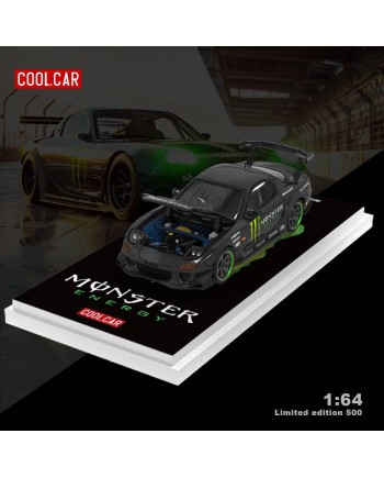 (預訂 Pre-order) Cool Car 1:64 MAZDA RX-7  開蓋版 (Diecast car model) 限量500台 Monster CC647007 普通版