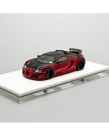 (預訂 Pre-order) LJM 1:64 Bugatti Veyron red black Ceramic Dragon (Resin car model) 限量299台