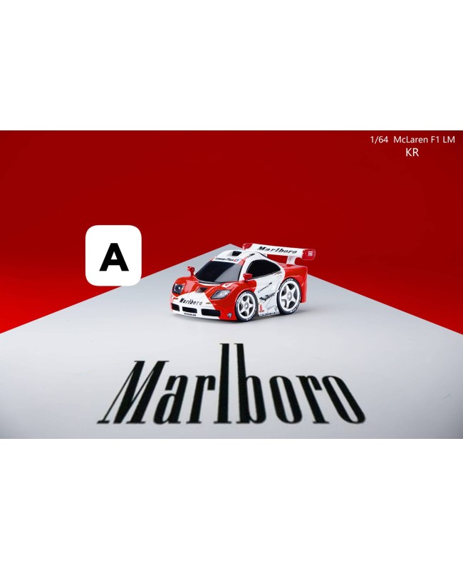 (預訂 Pre-order) KR 1/64 McLaren F1 LM (Diecast car model) Marlboro