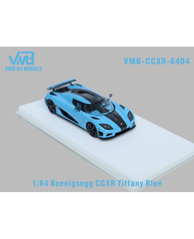 (預訂 Pre-order) VMB 1/64 Koenigsegg CCXR Al Thani Blue (Resin car model) 限量500台