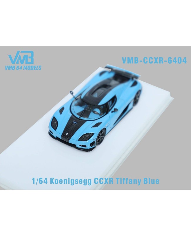 (預訂 Pre-order) VMB 1/64 Koenigsegg CCXR Al Thani Blue (Resin car model) 限量500台