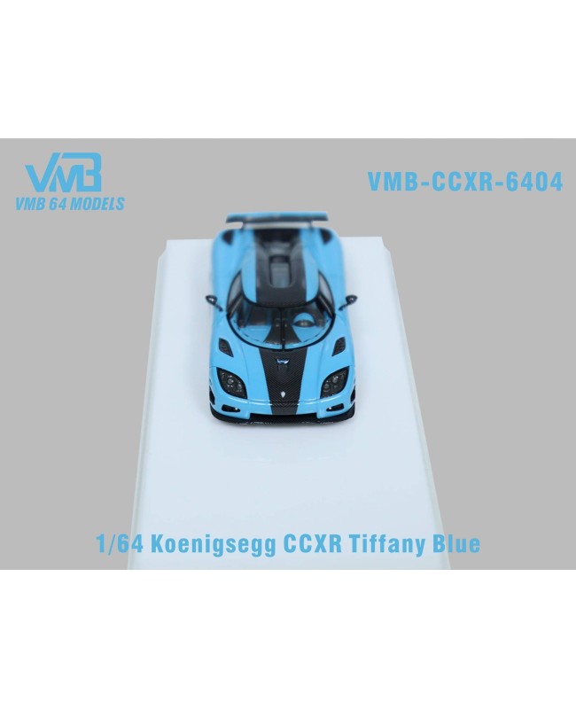 (預訂 Pre-order) VMB 1/64 Koenigsegg CCXR Al Thani Blue (Resin car model) 限量500台