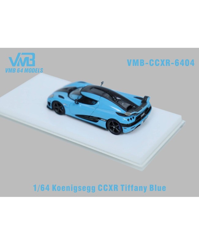 (預訂 Pre-order) VMB 1/64 Koenigsegg CCXR Al Thani Blue (Resin car model) 限量500台