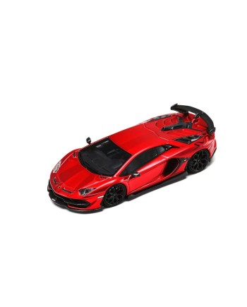 (預訂 Pre-order) U2 1/64  Novitec Aventador SVJ LP770 Lamborghini (Resin car model) 限量199台 Metal Red