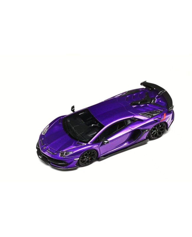 (預訂 Pre-order) U2 1/64  Novitec Aventador SVJ LP770 Lamborghini (Resin car model) 限量199台 Purple