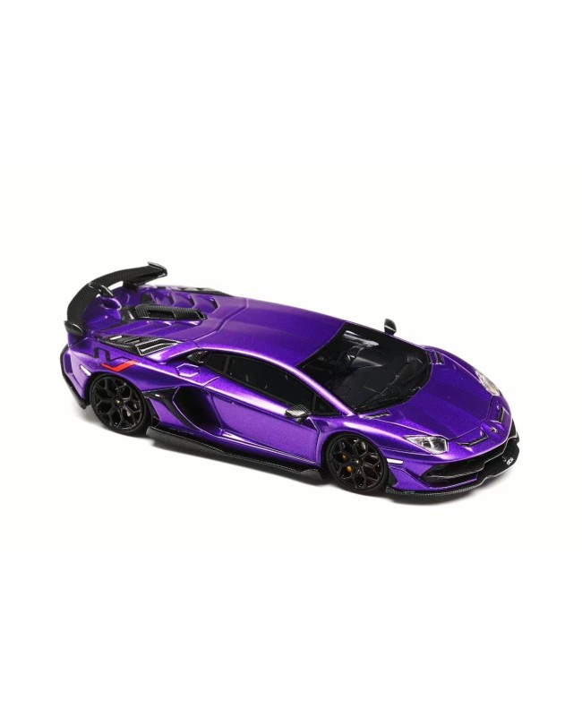 (預訂 Pre-order) U2 1/64  Novitec Aventador SVJ LP770 Lamborghini (Resin car model) 限量199台 Purple