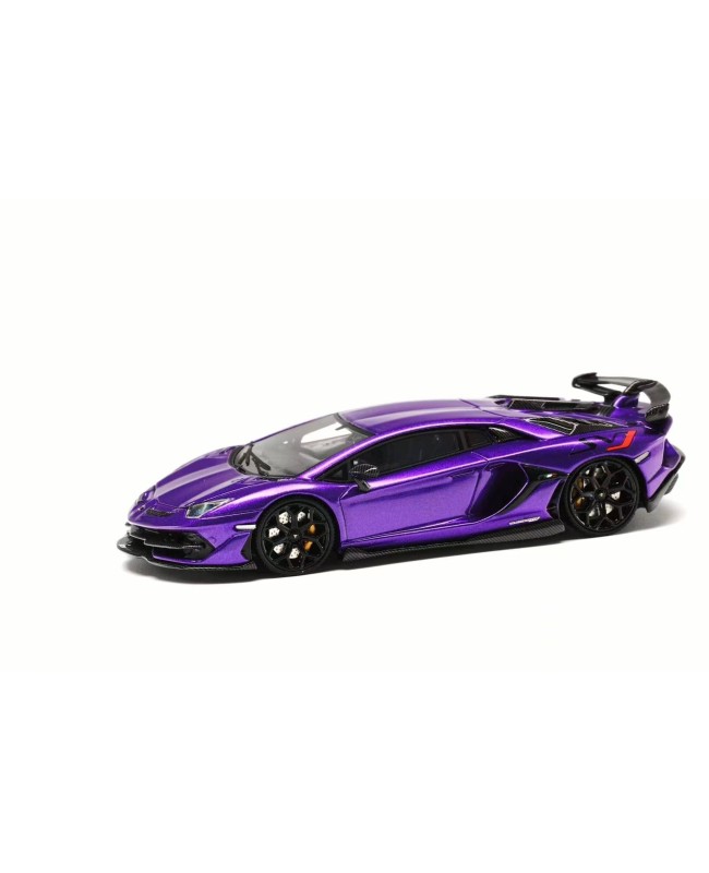 (預訂 Pre-order) U2 1/64  Novitec Aventador SVJ LP770 Lamborghini (Resin car model) 限量199台 Purple