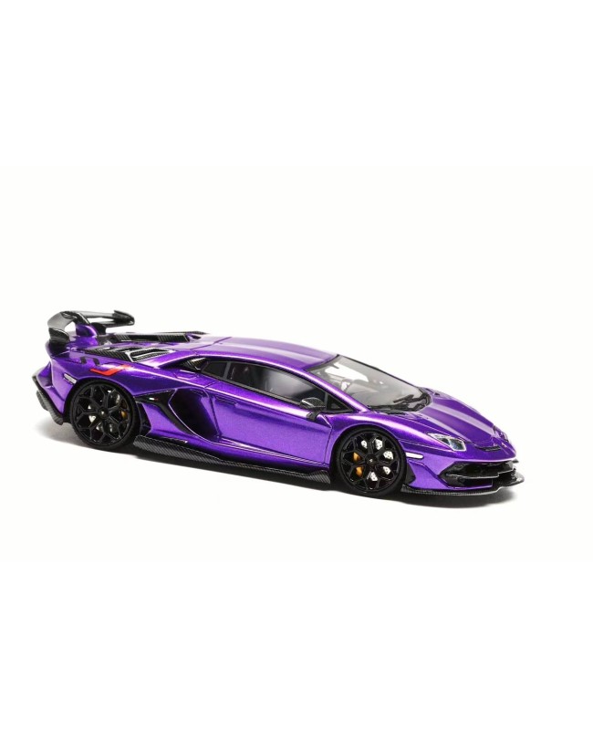 (預訂 Pre-order) U2 1/64  Novitec Aventador SVJ LP770 Lamborghini (Resin car model) 限量199台 Purple