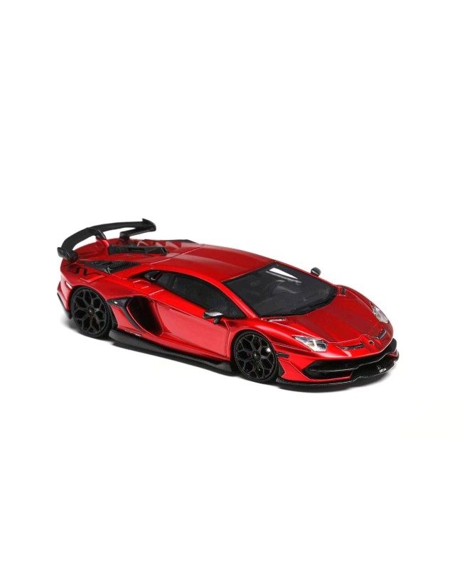 (預訂 Pre-order) U2 1/64  Novitec Aventador SVJ LP770 Lamborghini (Resin car model) 限量199台 Metal Red