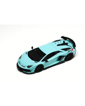 (預訂 Pre-order) U2 1/64  Novitec Aventador SVJ LP770 Lamborghini (Resin car model) 限量199台 Tiffany Blue