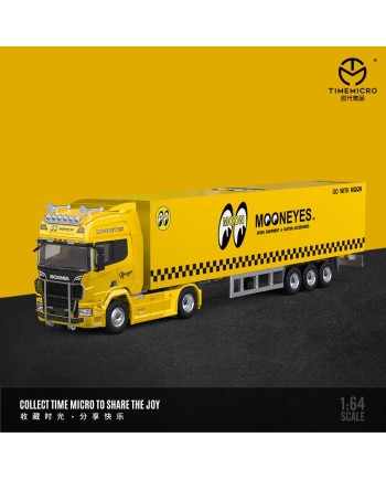 (預訂 Pre-order) TM 1/64 Scania Container truck (Diecast car model) Mooneyes