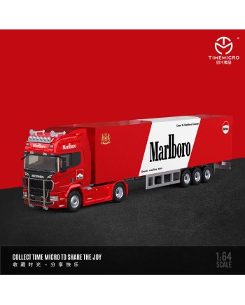 (預訂 Pre-order) TM 1/64 Scania Container truck (Diecast car model) Marlboro