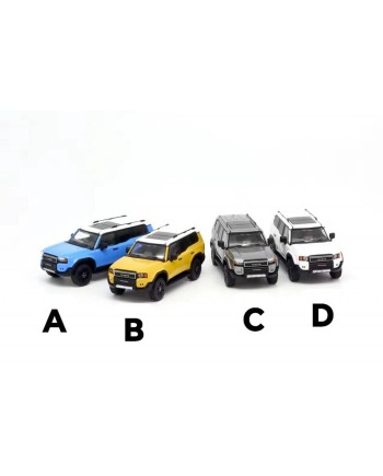 (預訂 Pre-order) MODEL 1 1/64 Toyota LC250 Prado (Diecast car model) C33154 - Toyota Land Cruiser 250 Heritage Blue LHD