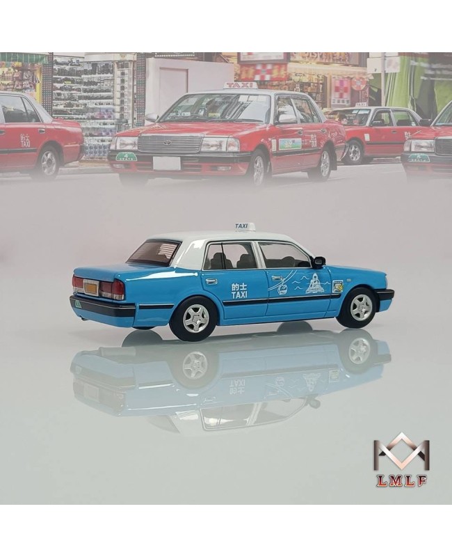 (預訂 Pre-order) LMLF 1/64 Toyota Crown Hong Kong Taxi (Diecast car model) Blue