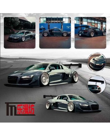 (預訂 Pre-order) LMF 1/64 Audi R8 LMS ULTRA grey-blue (Diecast car model) 限量499台