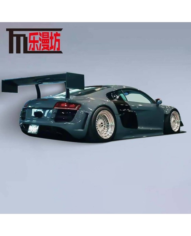 (預訂 Pre-order) LMF 1/64 Audi R8 LMS ULTRA grey-blue (Diecast car model) 限量499台