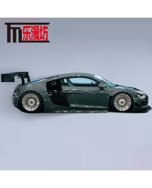 (預訂 Pre-order) LMF 1/64 Audi R8 LMS ULTRA grey-blue (Diecast car model) 限量499台