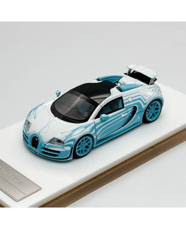 (預訂 Pre-order) LJM 1:64 Bugatti Ceramic Dragon Sky Blue (Resin car model) 限量299台