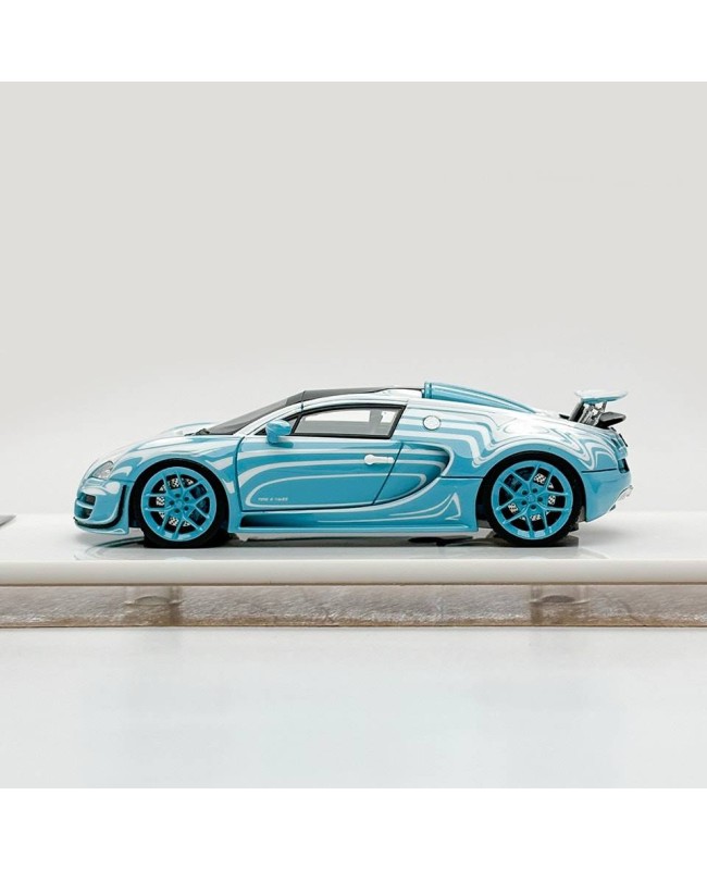 (預訂 Pre-order) LJM 1:64 Bugatti Ceramic Dragon Sky Blue (Resin car model) 限量299台