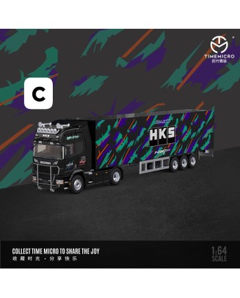 (預訂 Pre-order) TimeMicro 1:64 Scania Container truck HKS 普通版 TM644014 (Diecast car model) 限量999台