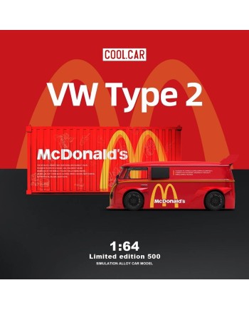 (預訂 Pre-order) Cool Car 1/64 VW T1 (Diecast car model) 限量500台 McDonald’s Car Set CC642939-2