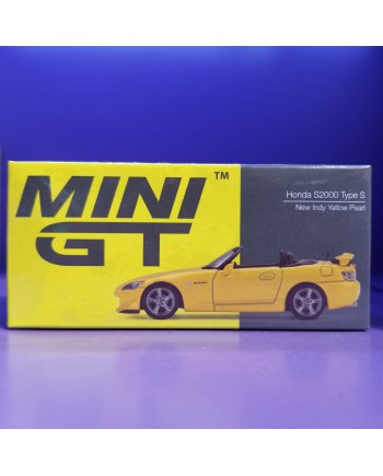 Mini GT 1/64 Honda S2000 Type S New Indy Yellow Pearl RHD MGT00282-R (Diecast car model)