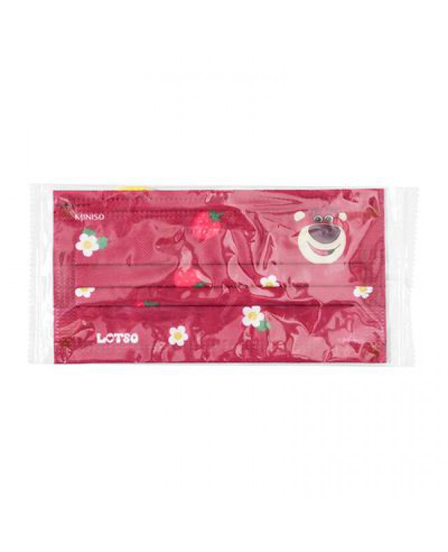 勞蘇 Lotso 卡通三層防護口罩 1片 獨立包裝 (成人款) 