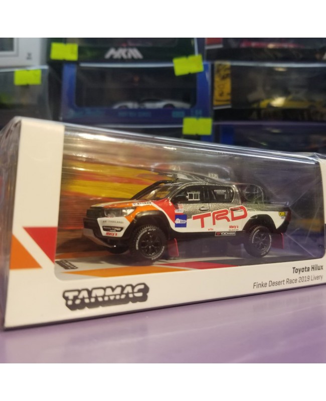 Tarmac Works 1/64 Toyota Hilux Finke Desert Race 2019 Livery Diecast Scale Model Car T64-041-TATTS