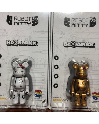Medicom Be@rbrick Robot Hello Kitty 100% Gold & White 千秋 set