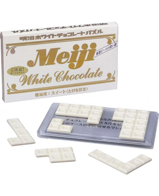 明治製菓 Meji White Chocolate 白朱古力 砌圖 拼圖 非食品