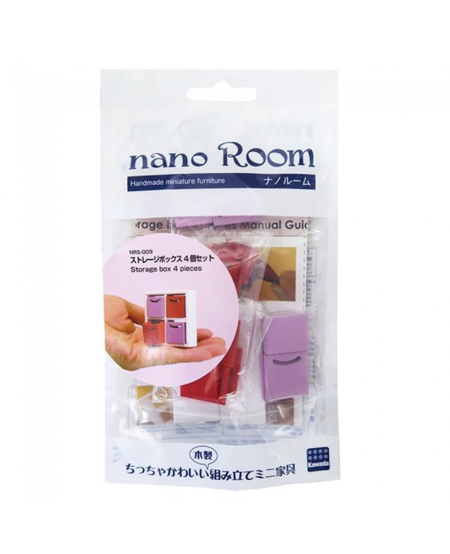 Nano Room NRS-009 Storage Box 4 Pieces