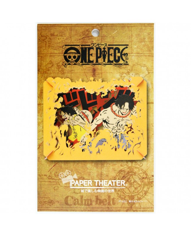 Ensky Paper Theater 紙劇場 PT-032 One Piece Luffy and Ace