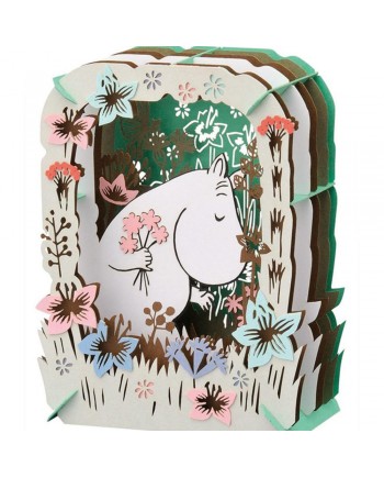 Ensky Paper Theater 紙劇場 PT-079 Moomin Picking Flowers