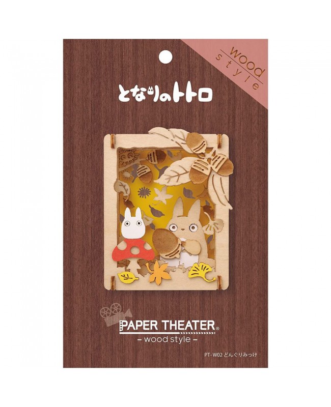 Ensky Paper Theater 紙劇場 Wood Style PT-W02 My Neighbor Totoro Donguri