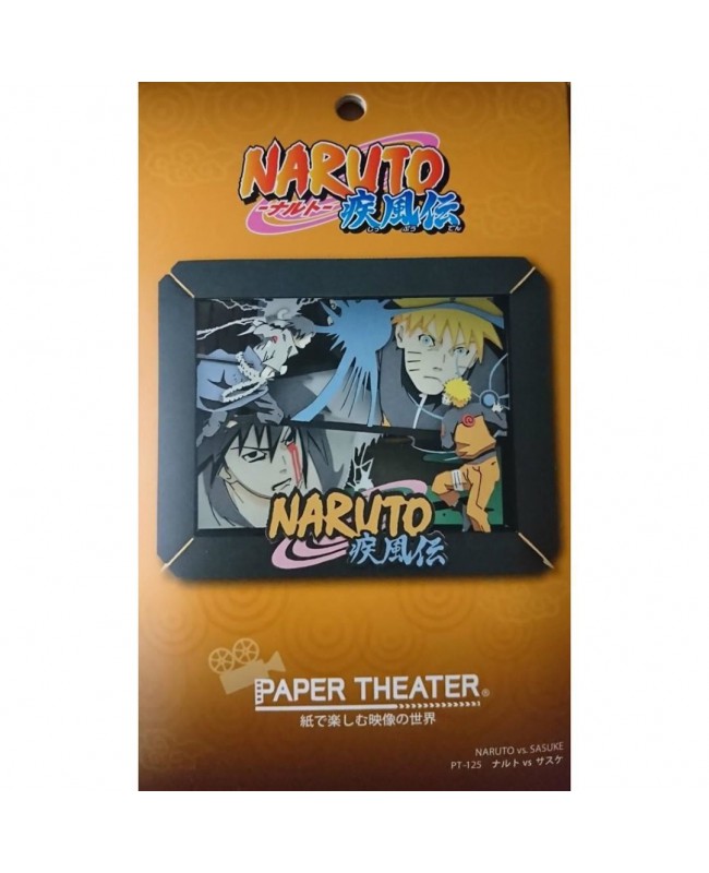 Ensky Paper Theater 紙劇場 PT-125 Naruto VS Sasuke 火影忍者疾風傳火影VS佐助