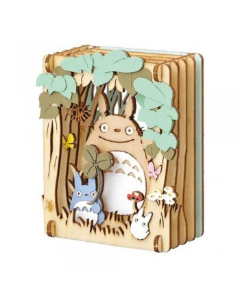 Ensky Paper Theater 紙劇場 Wood style PT-W03 Totoro A moment in the shade 龍貓木蔭隧道時光