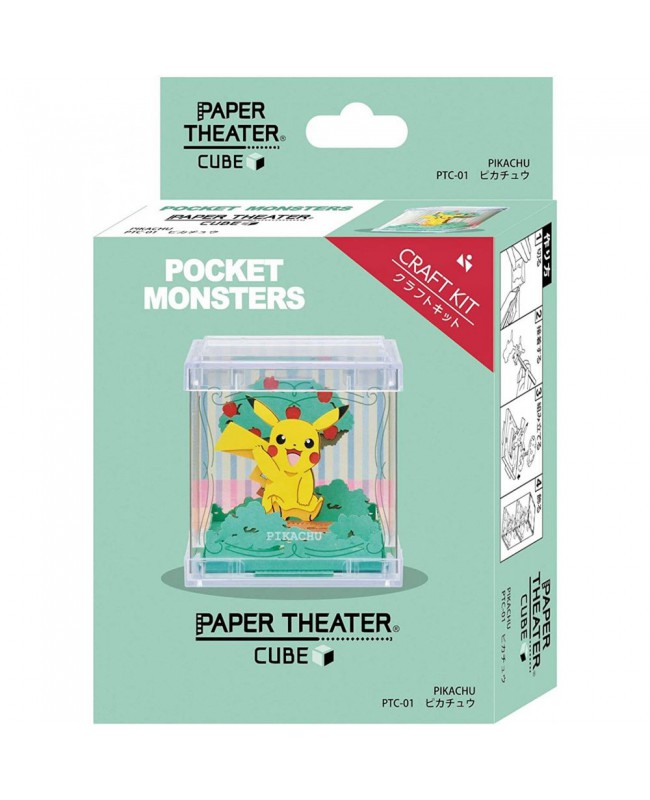 Ensky Paper Theater 紙劇場 Cube PTC-01 Pokemon Pikachu