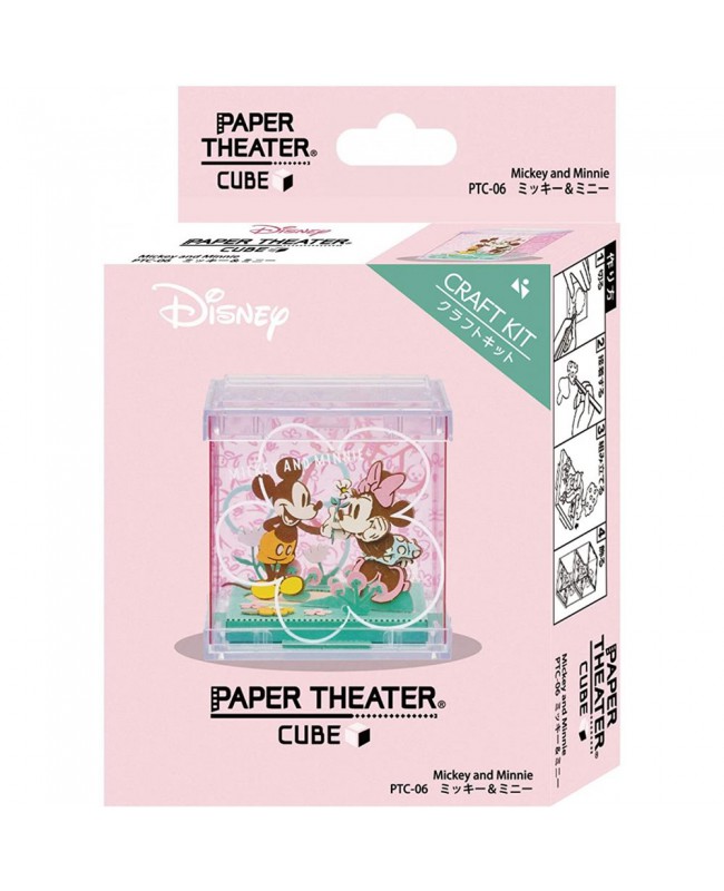 Ensky Paper Theater 紙劇場 Cube PTC-06 Mickey and Minnie